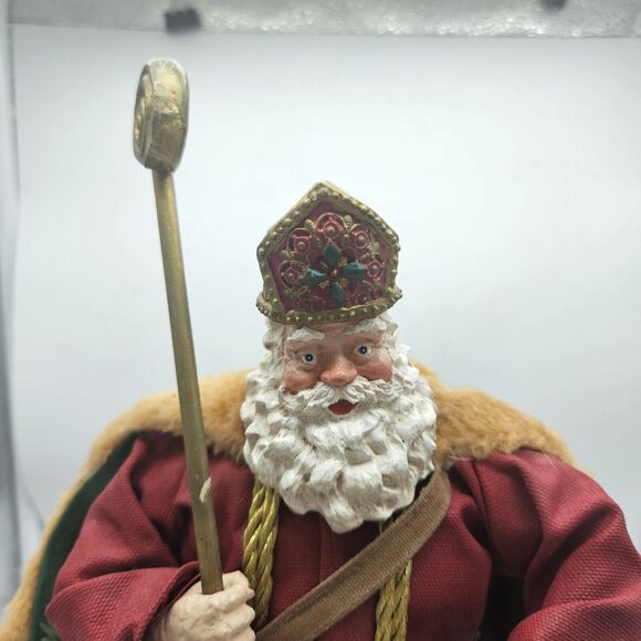 Vintage SANTAS FROM AROUND THE WORLD NETHERLANDS SANTA 1995 Fabriqué Style - Picture 2 of 9